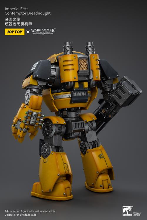 Warhammer: The Horus Heresy Imperial Fists Contemptor Dreadnought with Kheres Assault Cannon 1/18 Scale Action Figure Gallery Image 13