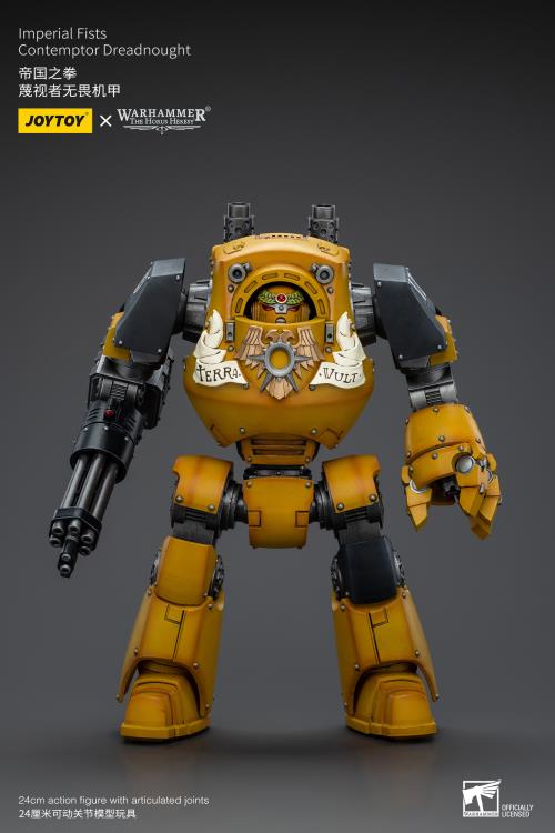 Warhammer: The Horus Heresy Imperial Fists Contemptor Dreadnought with Kheres Assault Cannon 1/18 Scale Action Figure Gallery Image 4