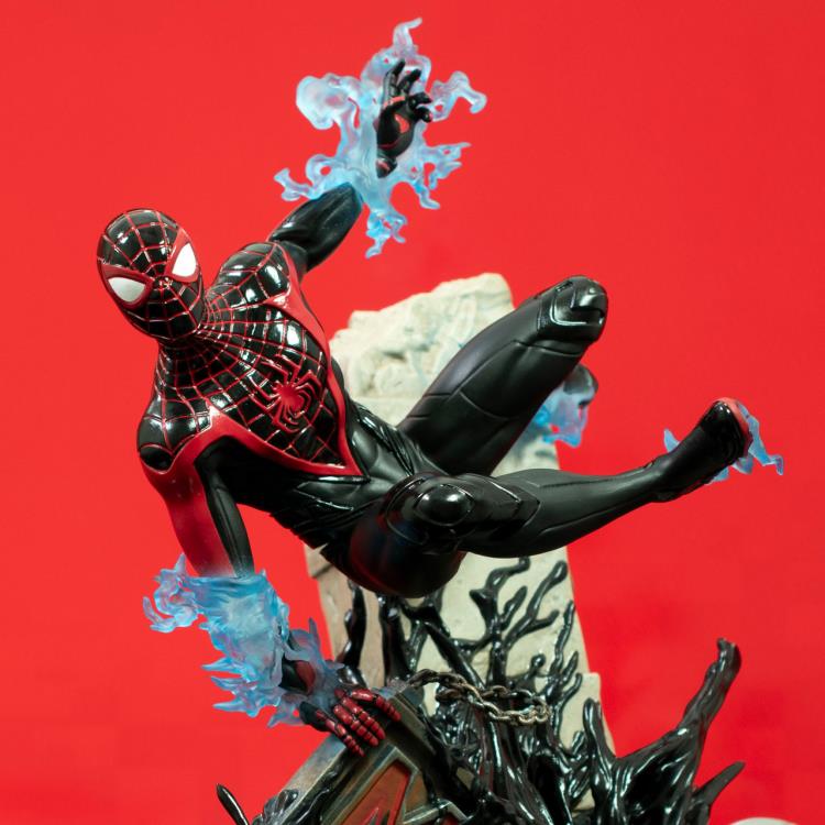 Spider-Man Marvel Gamerverse Gallery Miles Morales Figure Diorama Gallery Image 5