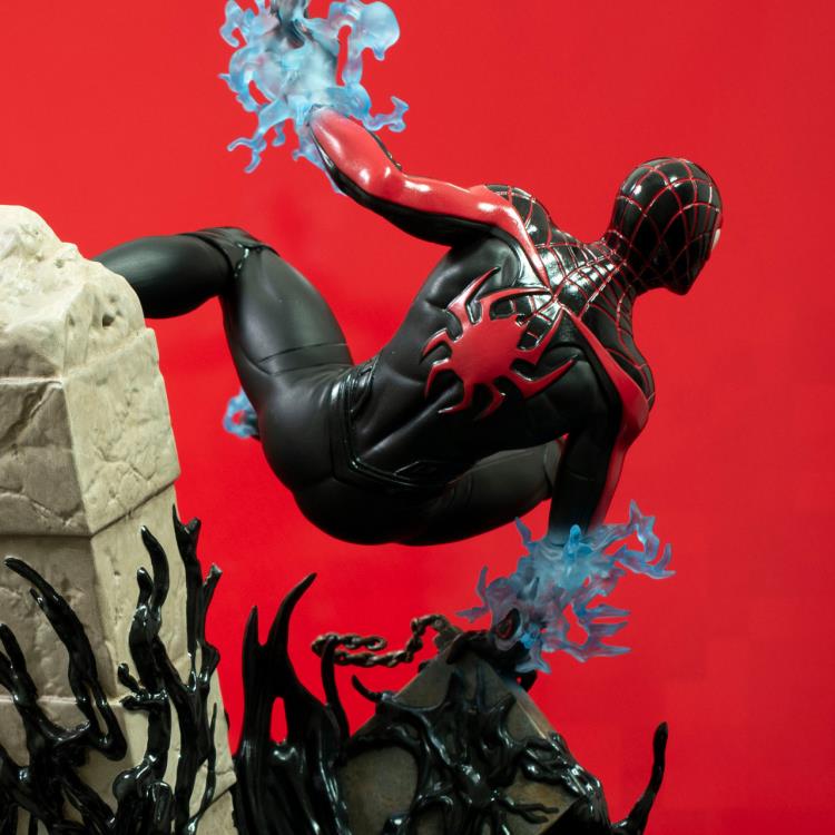 Spider-Man Marvel Gamerverse Gallery Miles Morales Figure Diorama Gallery Image 6