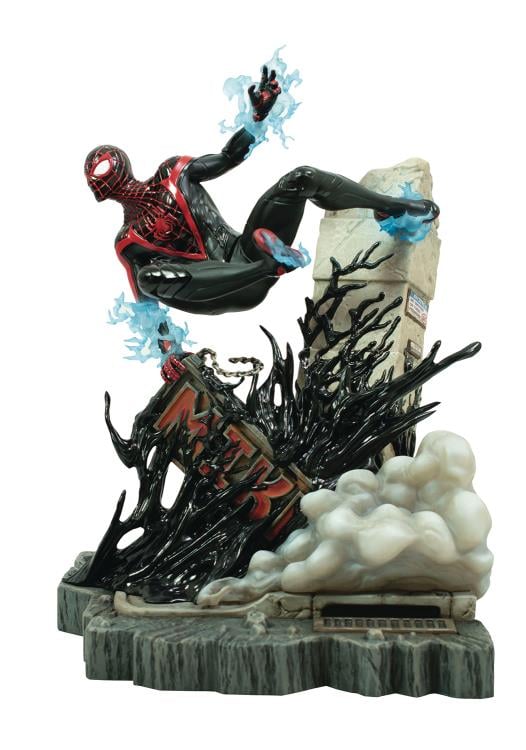 Spider-Man Marvel Gamerverse Gallery Miles Morales Figure Diorama Gallery Image 8