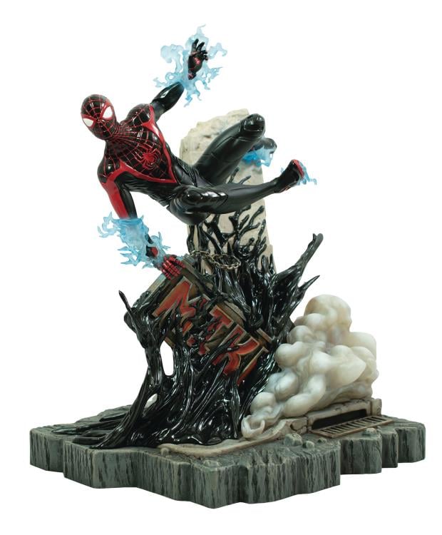 Spider-Man Marvel Gamerverse Gallery Miles Morales Figure Diorama Gallery Image 7
