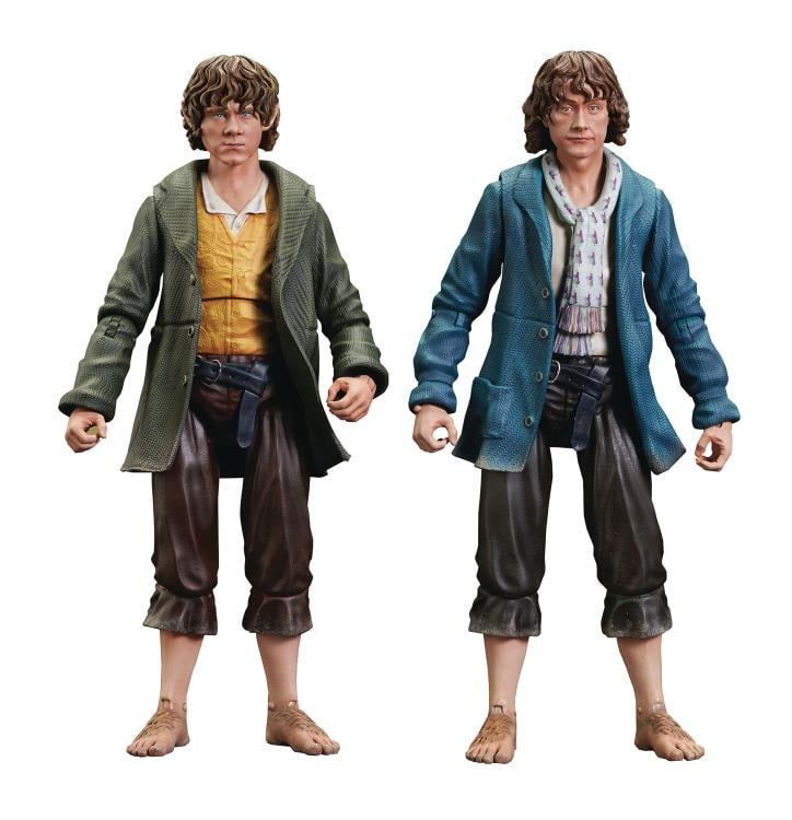 The Lord of the Rings Merry Brandybuck & Pippin Took Set of 2 Figures Gallery Image 12