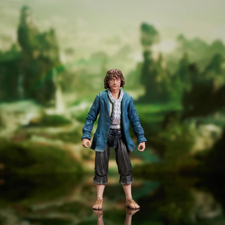 The Lord of the Rings Merry Brandybuck & Pippin Took Set of 2 Figures Gallery Image 8