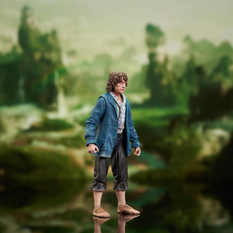 The Lord of the Rings Merry Brandybuck & Pippin Took Set of 2 Figures Gallery Image 9