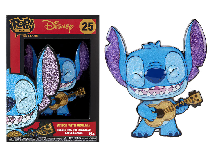 Pop! Pins: Lilo & Stitch - Stitch with Ukulele Gallery Image 1
