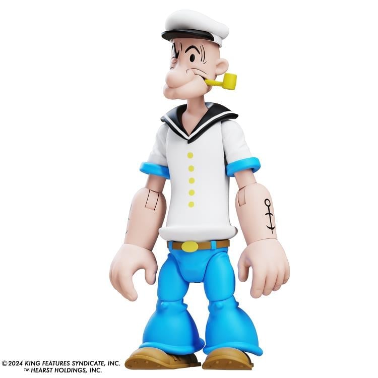 Popeye Classics BBTS Exclusive フィギュア Popeye Classics Popeye 1st Appearance (White Shirt) Action Figure