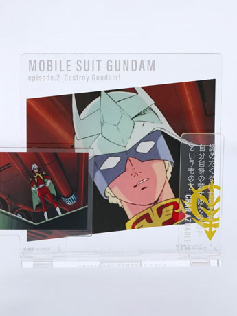 Image of Mobile Suit Gundam Gundam Dialogue Acrylic Collection Episode 2 Char Aznable (Ver. B) Exclusive Acrylic Stand