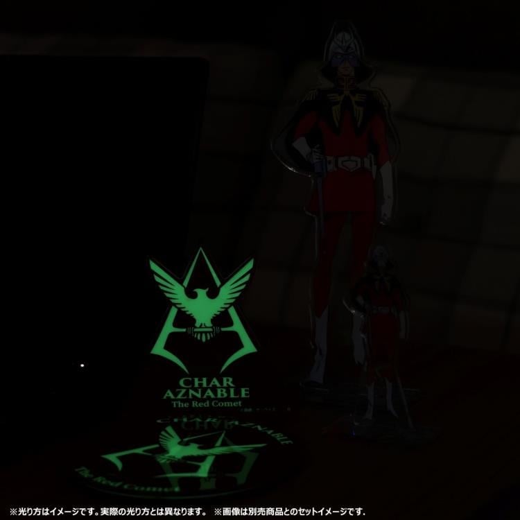 Mobile Suit Gundam Char Aznable Symbol (Glowing) Exclusive Acrylic Stand Gallery Image 8