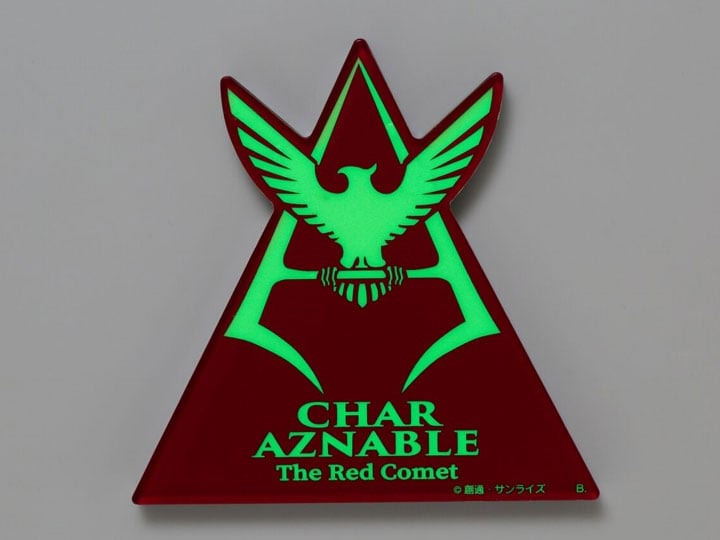 Mobile Suit Gundam Char Aznable Symbol (Glowing) Exclusive Acrylic Stand Gallery Image 1