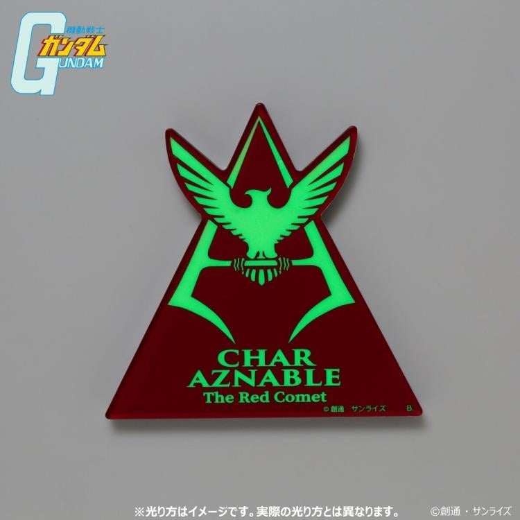 Mobile Suit Gundam Char Aznable Symbol (Glowing) Exclusive Acrylic Stand Gallery Image 4