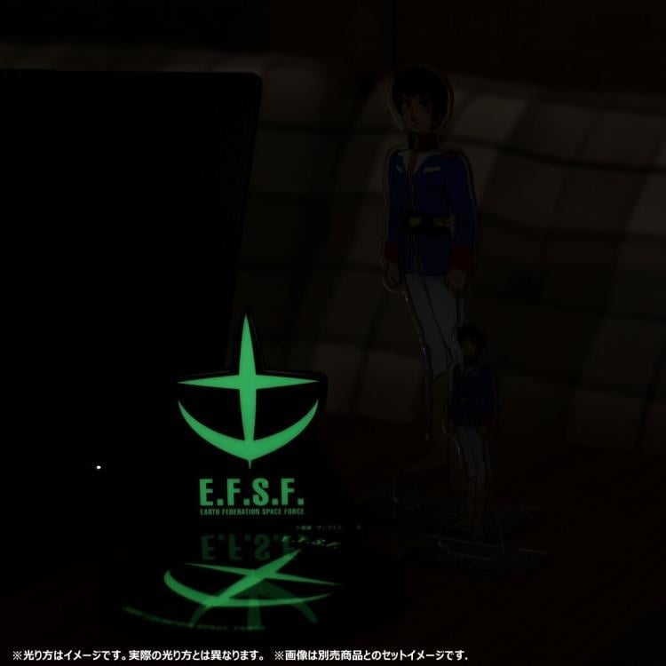 Mobile Suit Gundam Earth Federation Space Force (Glow-in-the-Dark) Exclusive Acrylic Stand Gallery Image 6