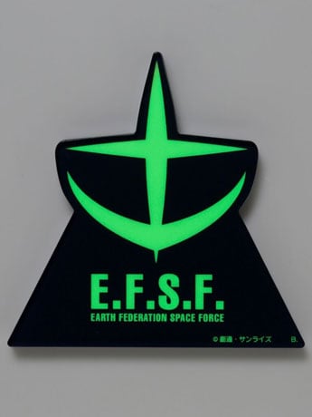 Mobile Suit Gundam Earth Federation Space Force (Glow-in-the-Dark) Exclusive Acrylic Stand Gallery Image 2