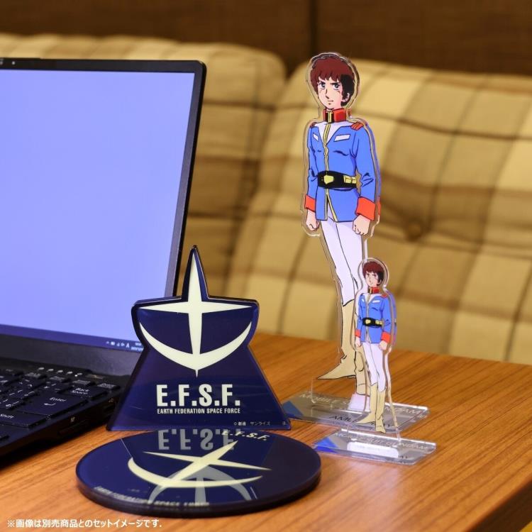 Mobile Suit Gundam Earth Federation Space Force (Glow-in-the-Dark) Exclusive Acrylic Stand Gallery Image 5