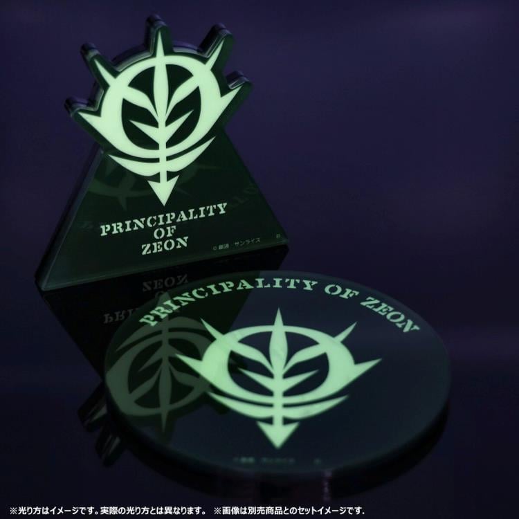 Mobile Suit Gundam Principality of Zeon (Glow-in-the-Dark) Exclusive Acrylic Plate Gallery Image 8