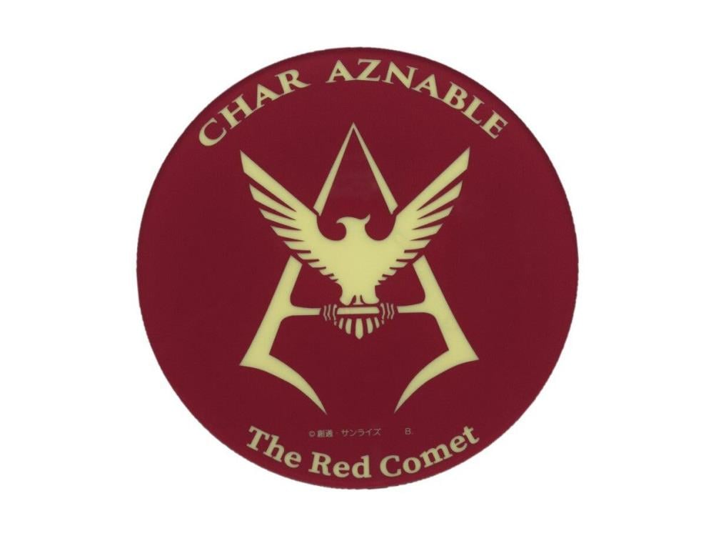 Mobile Suit Gundam Char Aznable Symbol (Glow-in-the-Dark) Exclusive Acrylic Plate Gallery Image 3