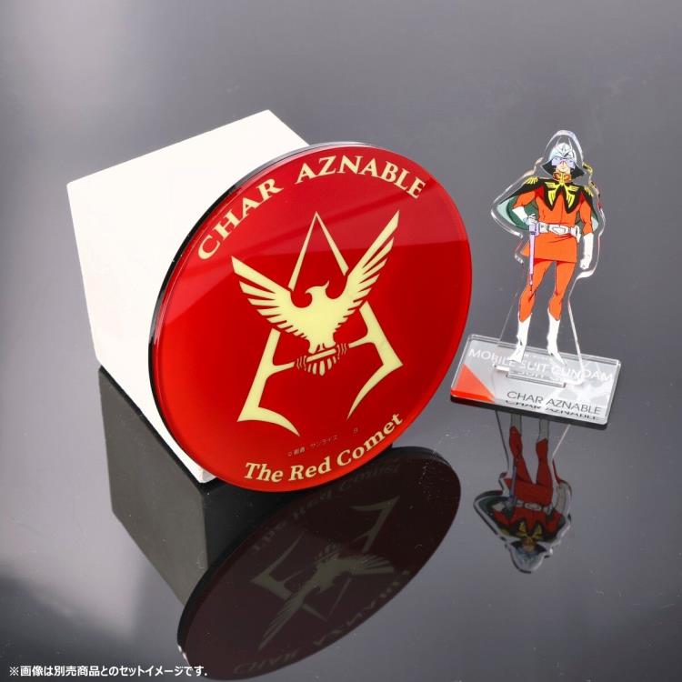 Mobile Suit Gundam Char Aznable Symbol (Glow-in-the-Dark) Exclusive Acrylic Plate Gallery Image 6