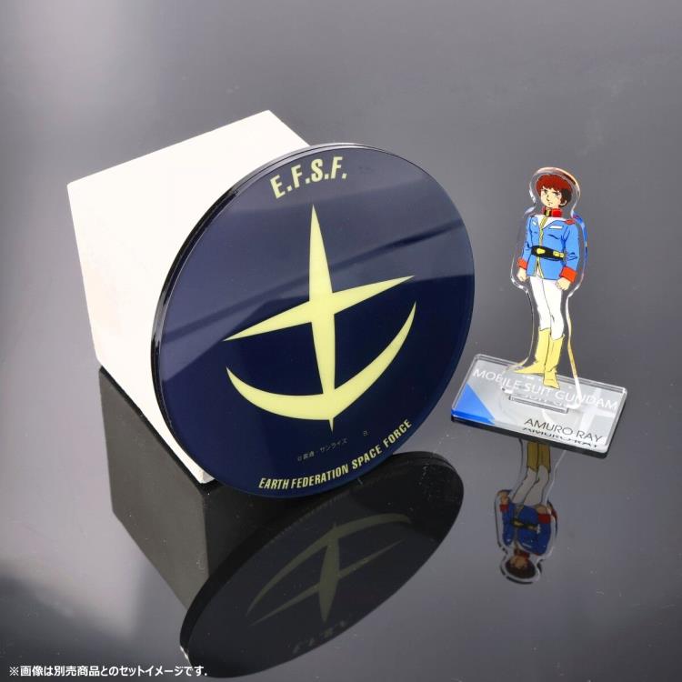 Mobile Suit Gundam Earth Federation Space Force (Glow-in-the-Dark) Exclusive Acrylic Plate Gallery Image 6