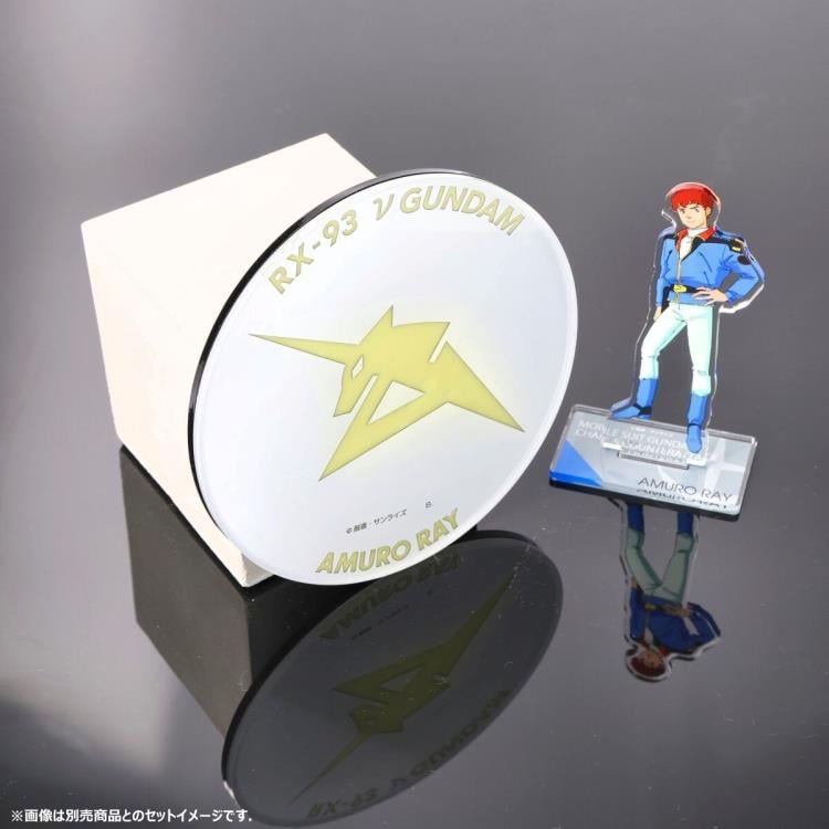 Mobile Suit Gundam Char's Counterattack RX-93 Nu Gundam (Glow-in-the-Dark) Exclusive Acrylic Plate Gallery Image 5
