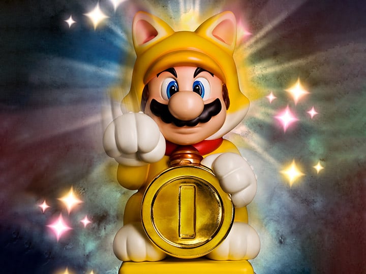 Super Mario 3D World Cat Mario Statue Gallery Image 1
