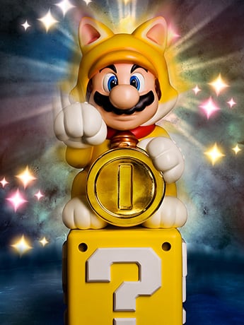 Super Mario 3D World Cat Mario Statue Gallery Image 2