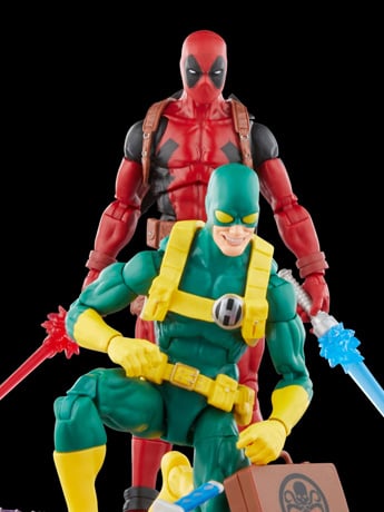 Marvel Legends Deadpool & Bob, Agent of Hydra SDCC 2023 Exclusive Action Figure Two-Pack Gallery Image 2