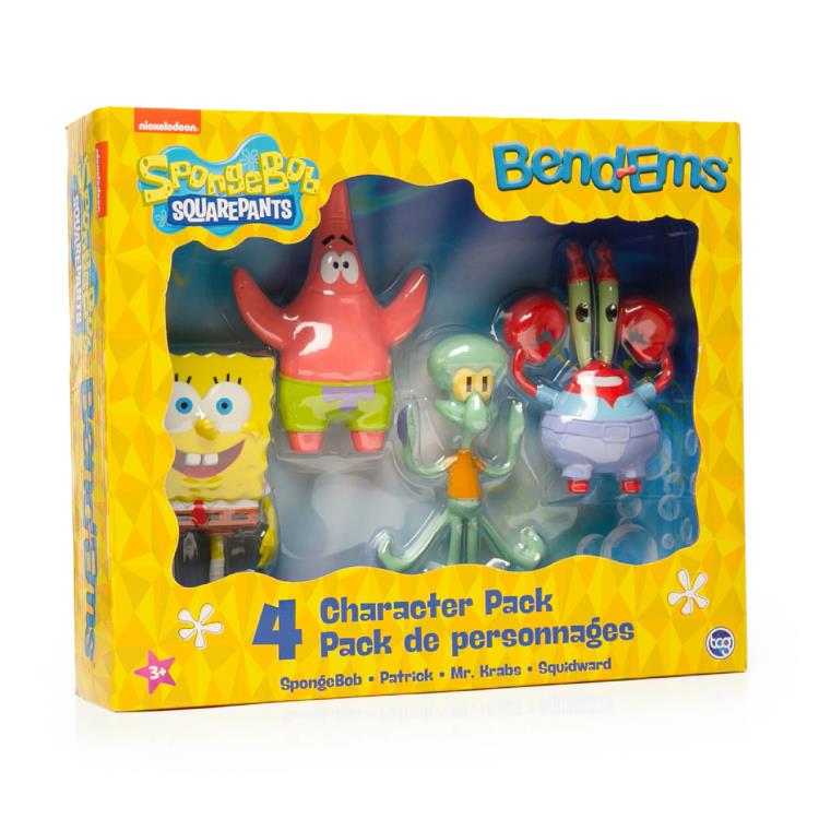 SpongeBob Squarepants Bend-Ems Four-Pack Gallery Image 3