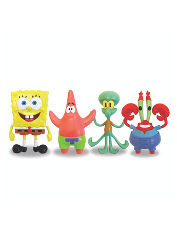 SpongeBob Squarepants Bend-Ems Four-Pack Gallery Image 2
