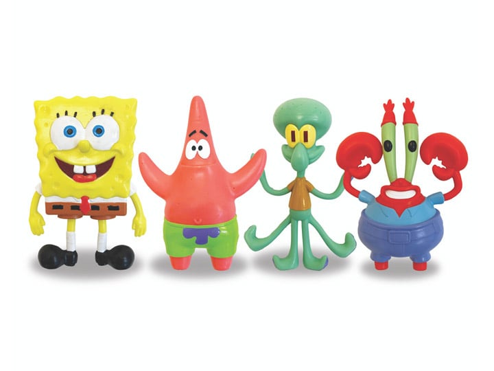 SpongeBob Squarepants Bend-Ems Four-Pack Gallery Image 1