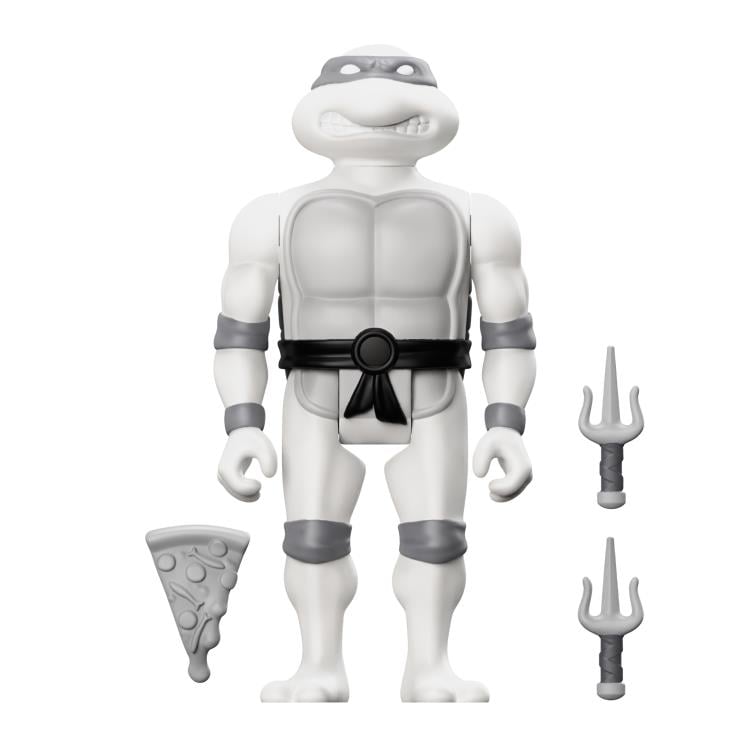 Teenage Mutant Ninja Turtles ReAction Raphael (Comic Greyscale) Figure Gallery Image 4