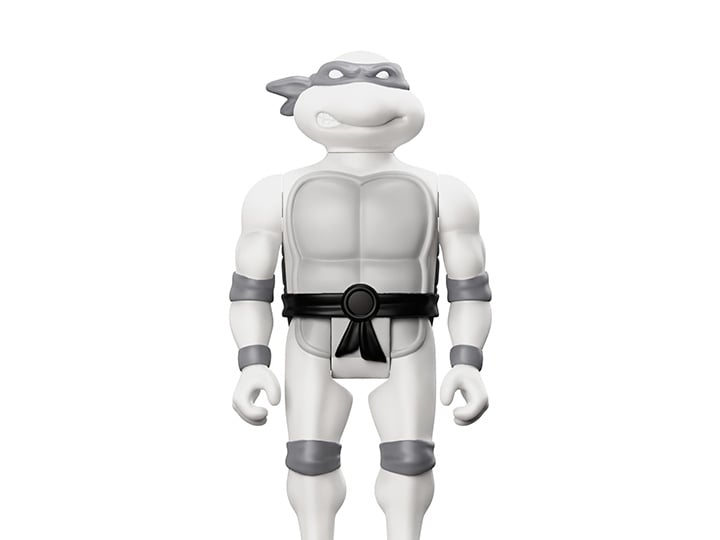 Teenage Mutant Ninja Turtles ReAction Michelangelo (Comic Greyscale) Figure Gallery Image 1
