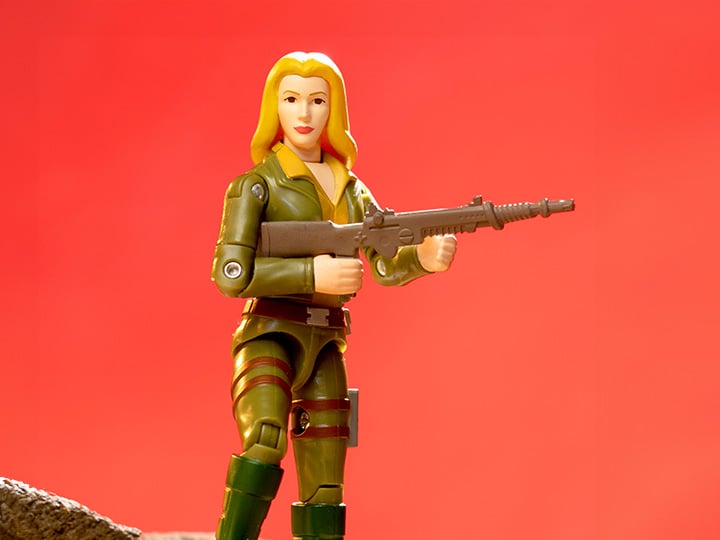 G.I. Joe ReAction+ Cover Girl (Blonde) Action Figure Gallery Image 1