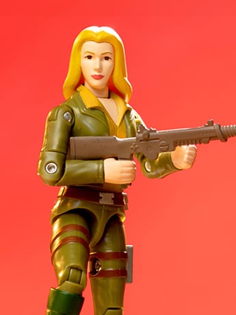 G.I. Joe ReAction+ Cover Girl (Blonde) Action Figure Gallery Image 2