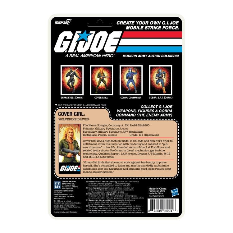 G.I. Joe ReAction+ Cover Girl (Blonde) Action Figure Gallery Image 6