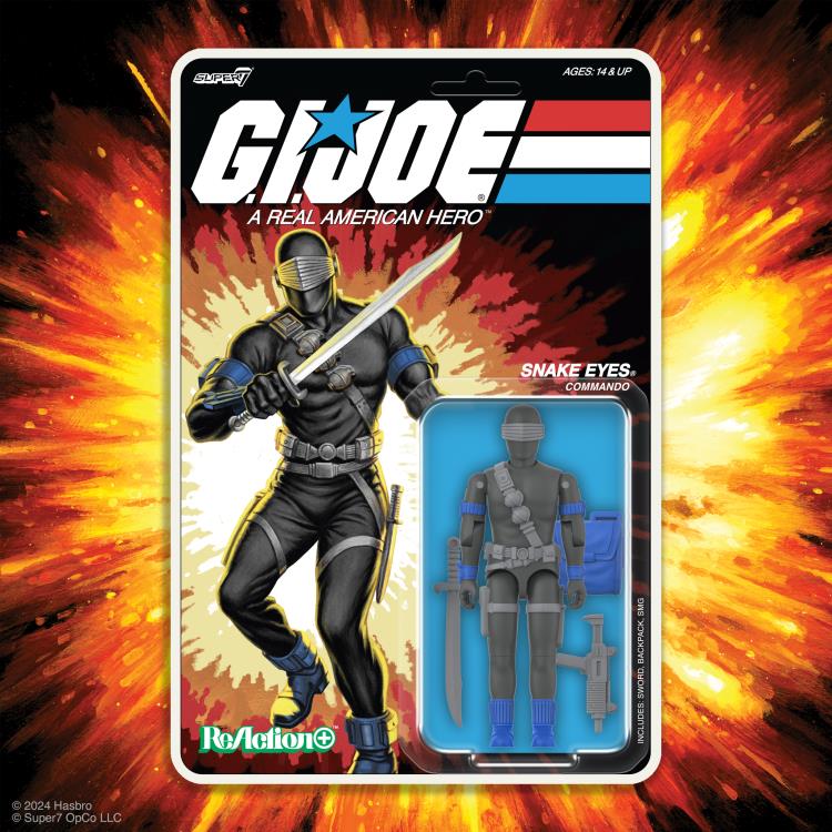 G.I. Joe ReAction+ Snake Eyes (Comic) Action Figure Gallery Image 5