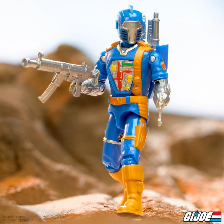 G.I. Joe ReAction+ Cobra B.A.T. (Comic Blue) Action Figure Gallery Image 3
