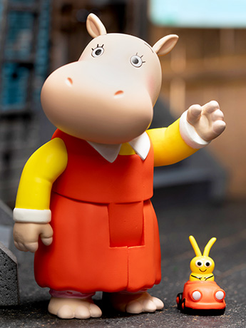 Richard Scarry's Busy World ReAction Hilda Hippo Figure Gallery Image 2