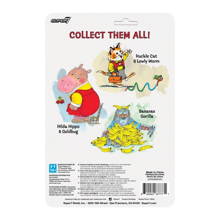 Richard Scarry's Busy World ReAction Hilda Hippo Figure Gallery Image 6