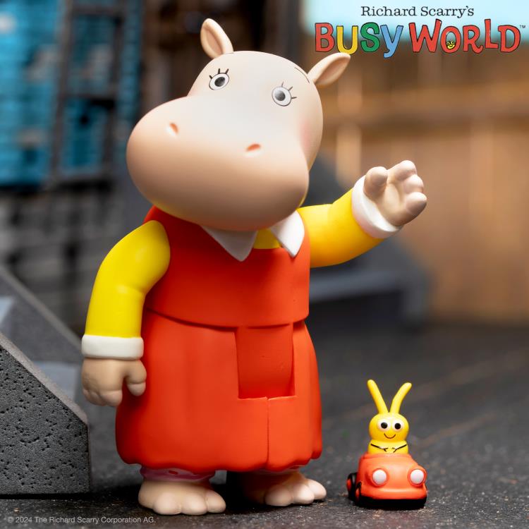 Richard Scarry's Busy World ReAction Hilda Hippo Figure Gallery Image 3