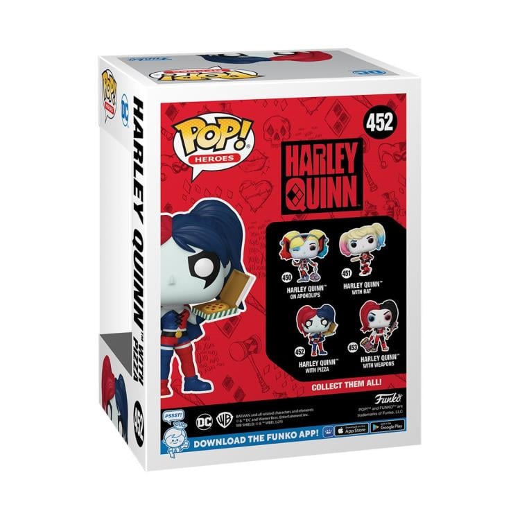 Pop! Heroes: DC Comics - Harley Quinn with Pizza Gallery Image 5