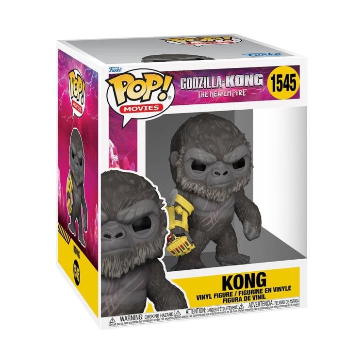 Pop! Movies: Super Sized 6" Godzilla x Kong: The New Empire - Kong with Mechanical Arm Gallery Image 4