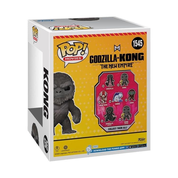 Pop! Movies: Super Sized 6" Godzilla x Kong: The New Empire - Kong with Mechanical Arm Gallery Image 5