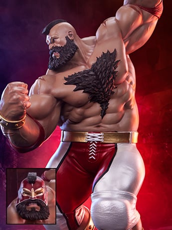 Street Fighter 6 Premier Series Zangief Deluxe 1/4 Scale Statue