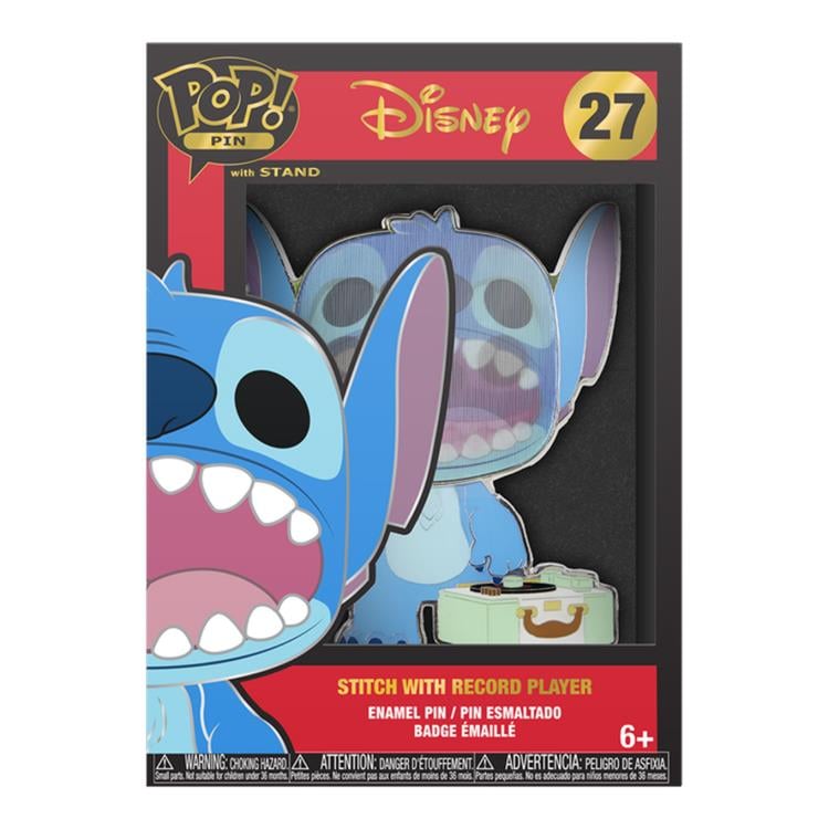 Pop! Pins: Lilo & Stitch - Stitch with Record Player Gallery Image 6