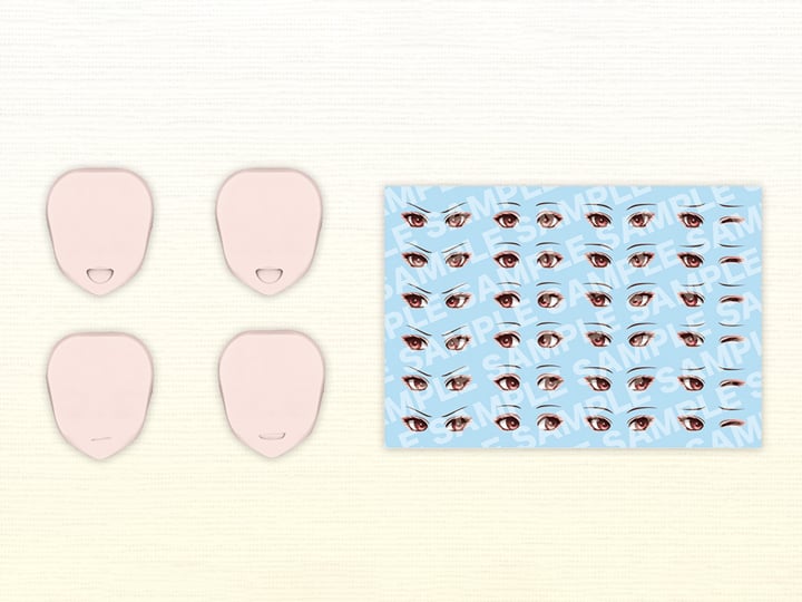 Sousai Shoujo Teien Customized Face & Decal (Vol. 1) 1/10 Scale Accessory Set Gallery Image 1
