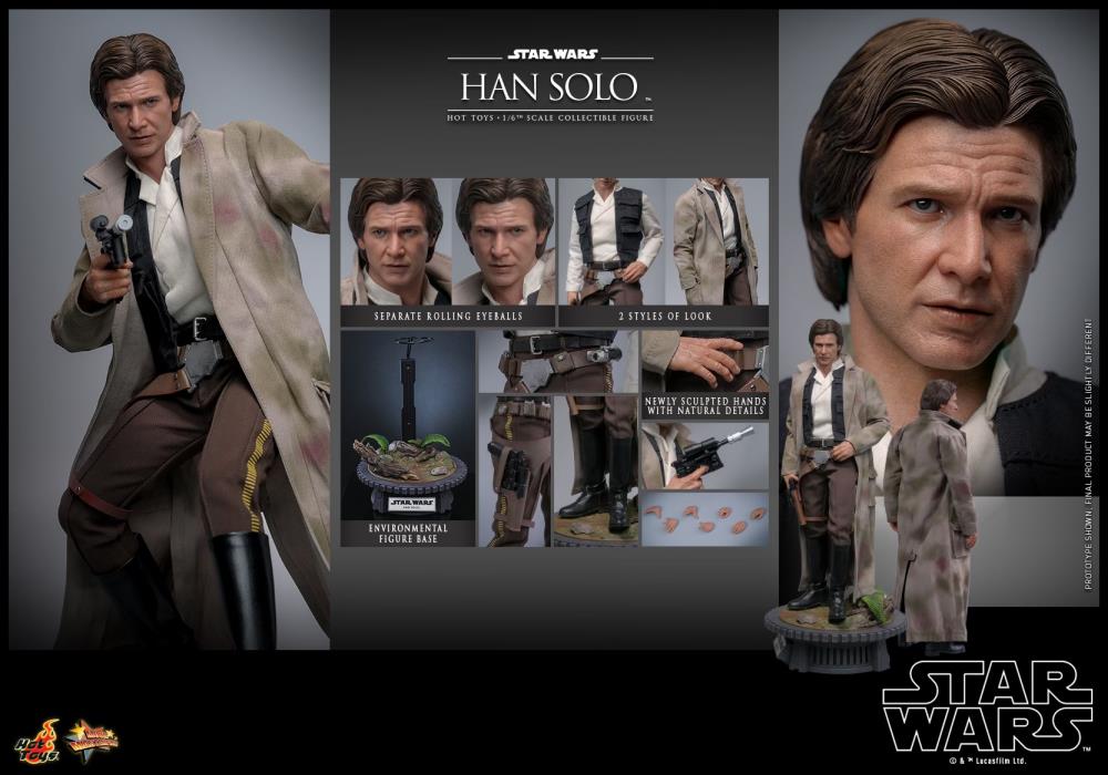 Star Wars: Return of the Jedi MMS740 Han Solo 1/6th Scale Collectible Figure Gallery Image 23