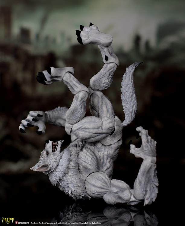 LooseCollector Great Wolves VOZLAK(ホワイト) The Crypt: Great Wolves Vozlak Action Figure