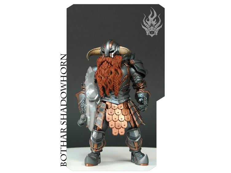 Mythic Legions: Standard Figure - Bothar Shadowhorn (Legion of Arethyr) Gallery Image 1