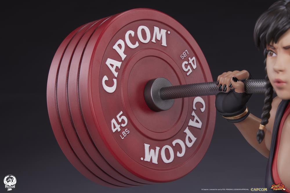Street Fighter Premier Series Chun-Li (Powerlifting Battle Ver.) 1/4 Scale Statue Gallery Image 12