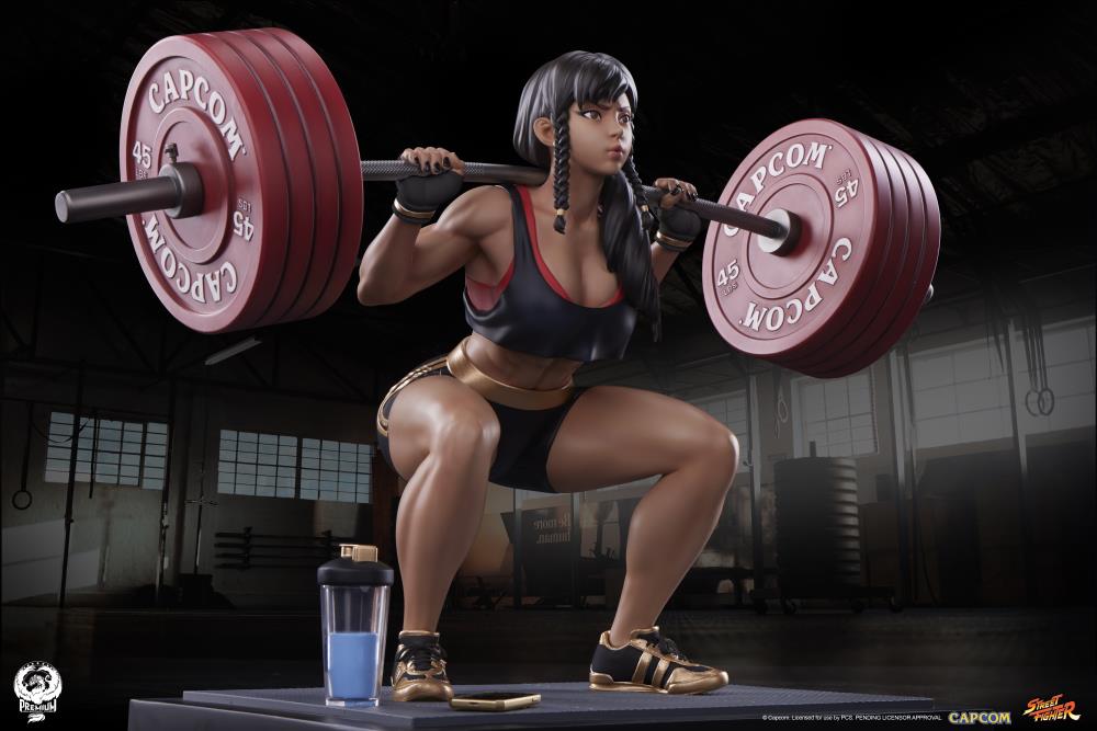 Street Fighter Premier Series Chun-Li (Powerlifting Battle Ver.) 1/4 Scale Statue Gallery Image 21